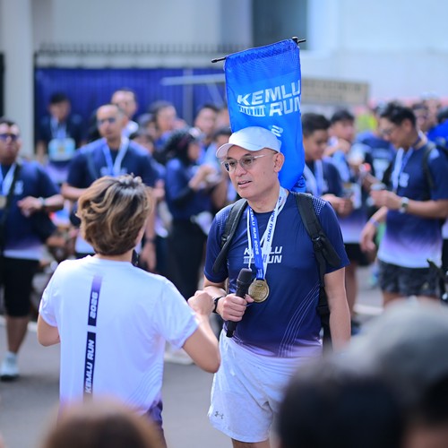 Race photo from KEMLU RUN 2026