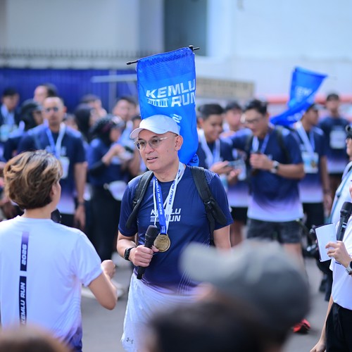Race photo from KEMLU RUN 2026