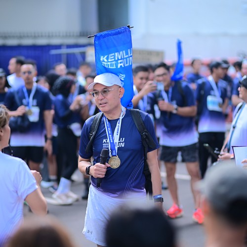 Race photo from KEMLU RUN 2026