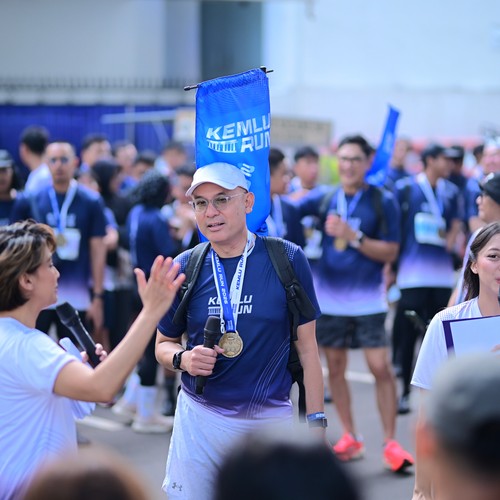 Race photo from KEMLU RUN 2026