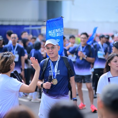 Race photo from KEMLU RUN 2026