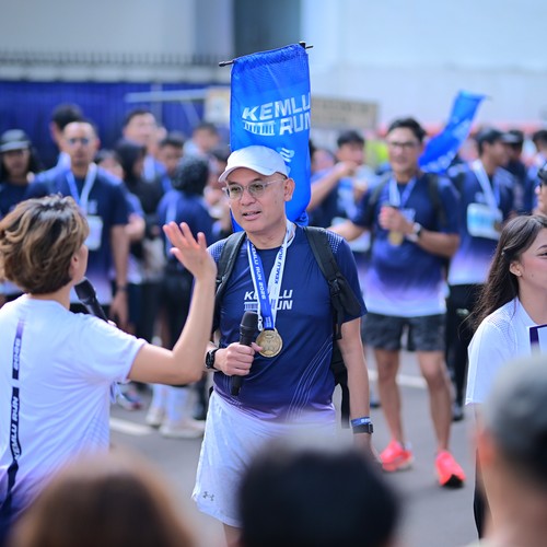 Race photo from KEMLU RUN 2026