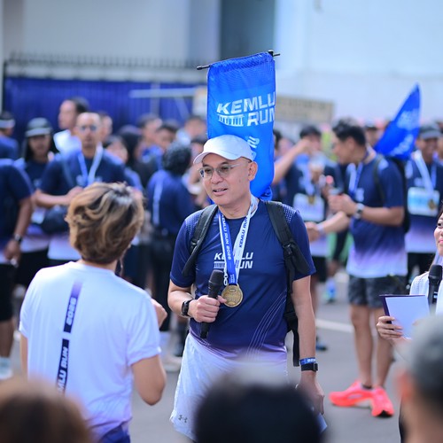 Race photo from KEMLU RUN 2026