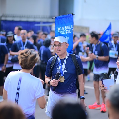 Race photo from KEMLU RUN 2026