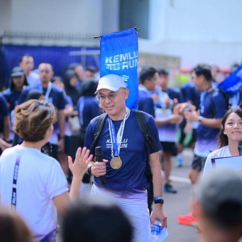 Race photo from KEMLU RUN 2026