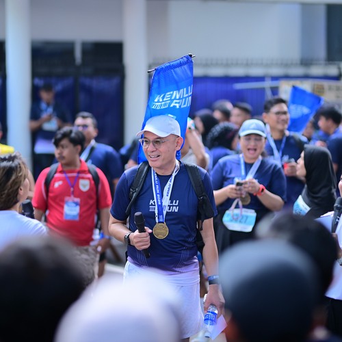 Race photo from KEMLU RUN 2026