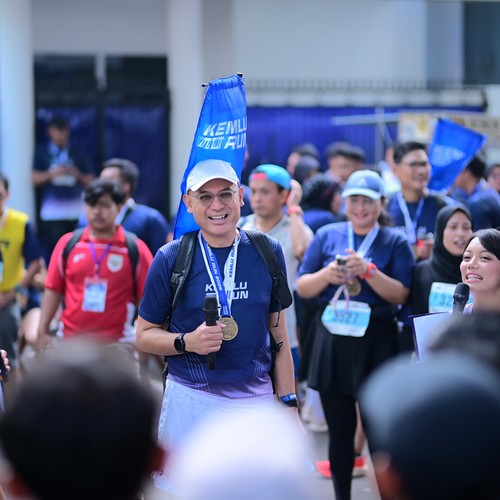 Race photo from KEMLU RUN 2026