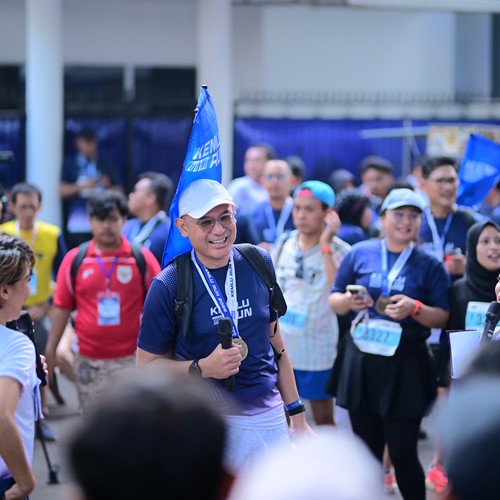 Race photo from KEMLU RUN 2026