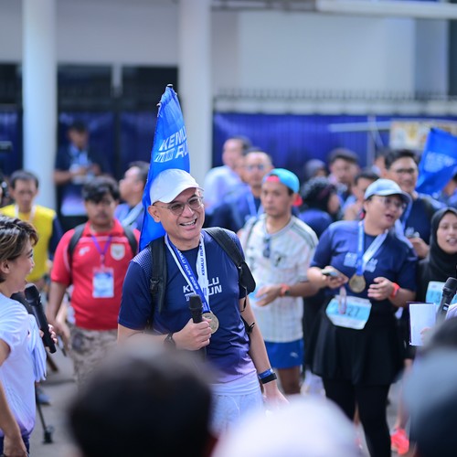 Race photo from KEMLU RUN 2026