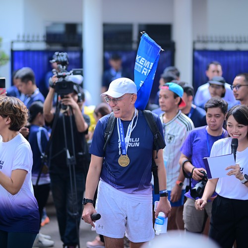 Race photo from KEMLU RUN 2026