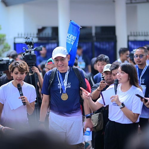 Race photo from KEMLU RUN 2026