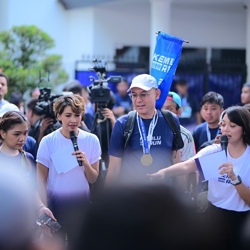 Race photo from KEMLU RUN 2026