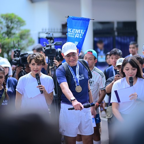 Race photo from KEMLU RUN 2026
