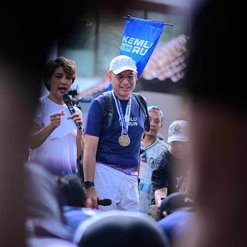 Race photo from KEMLU RUN 2026