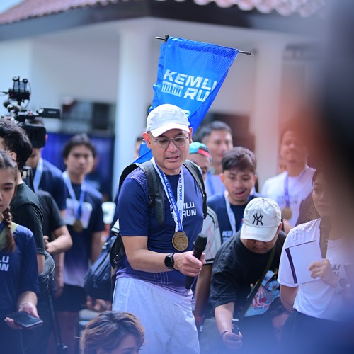Race photo from KEMLU RUN 2026