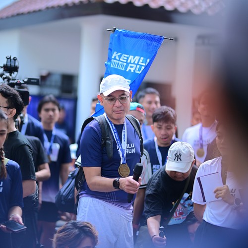 Race photo from KEMLU RUN 2026