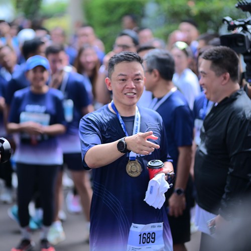 Race photo from KEMLU RUN 2026
