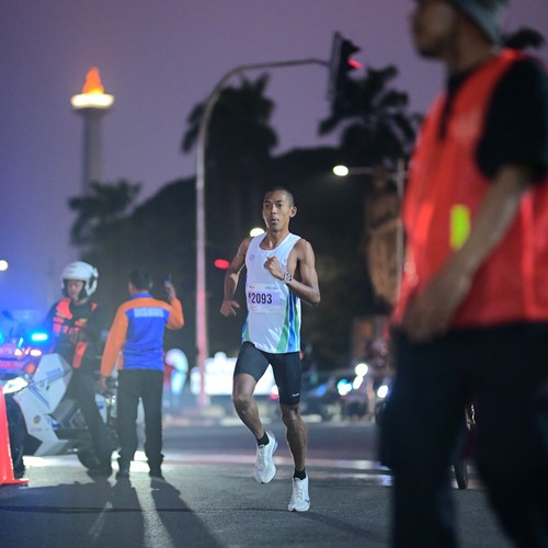 Race photo from KEMLU RUN 2026