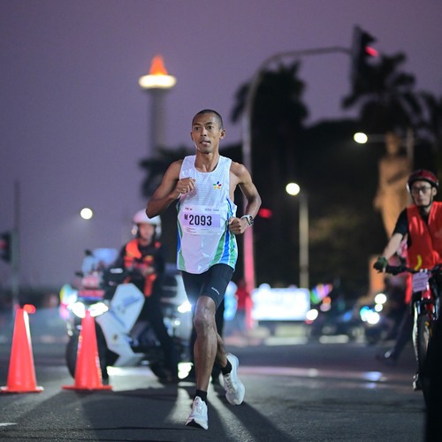 Race photo from KEMLU RUN 2026