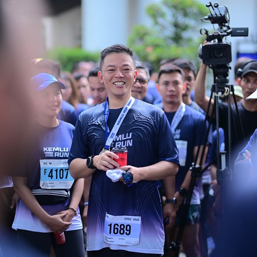Race photo from KEMLU RUN 2026