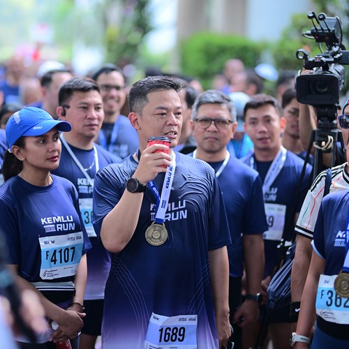 Race photo from KEMLU RUN 2026