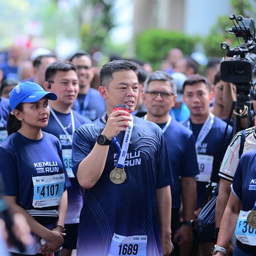 Race photo from KEMLU RUN 2026