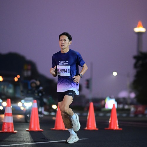 Race photo from KEMLU RUN 2026