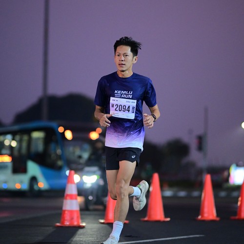 Race photo from KEMLU RUN 2026