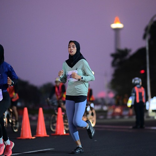 Race photo from KEMLU RUN 2026