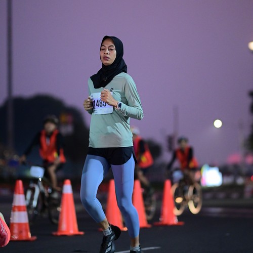 Race photo from KEMLU RUN 2026