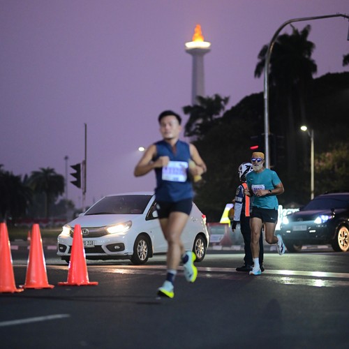 Race photo from KEMLU RUN 2026