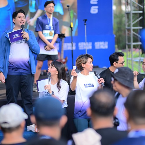 Race photo from KEMLU RUN 2026