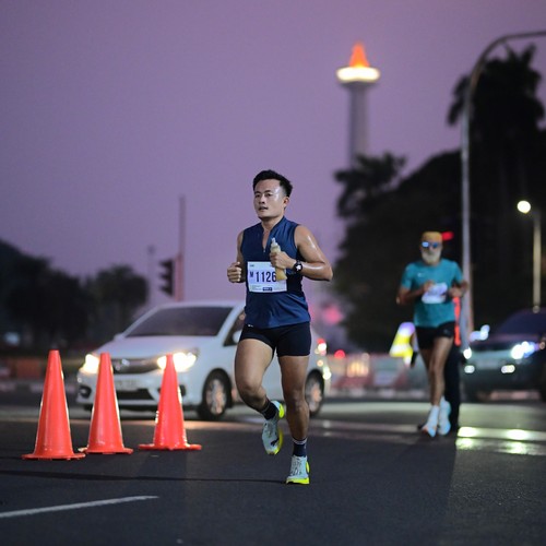 Race photo from KEMLU RUN 2026