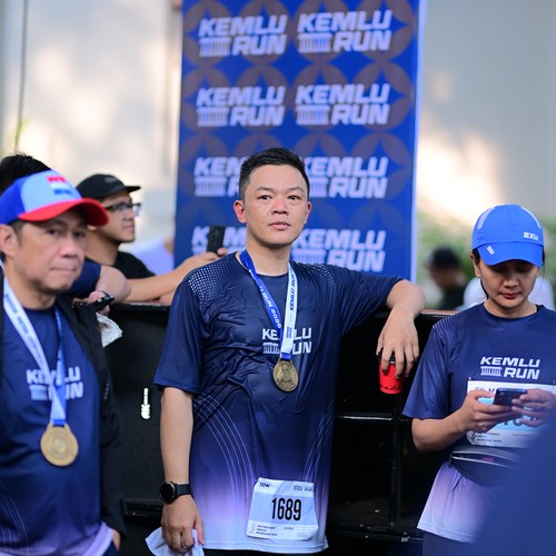 Race photo from KEMLU RUN 2026