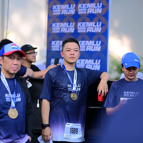 Race photo from KEMLU RUN 2026