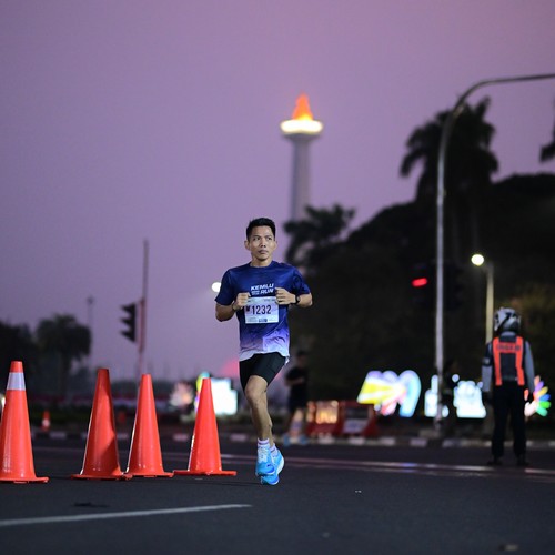 Race photo from KEMLU RUN 2026