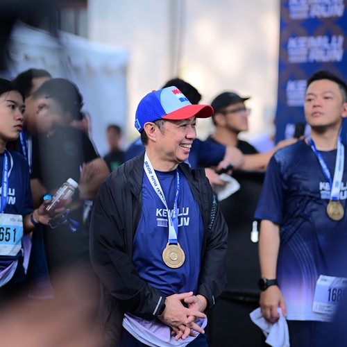 Race photo from KEMLU RUN 2026