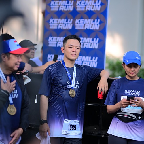 Race photo from KEMLU RUN 2026