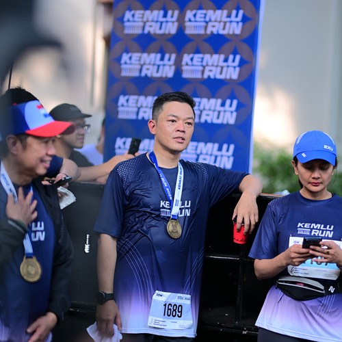 Race photo from KEMLU RUN 2026