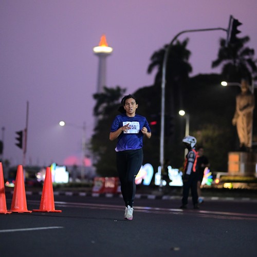 Race photo from KEMLU RUN 2026