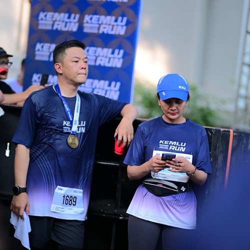 Race photo from KEMLU RUN 2026