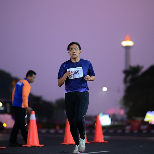 Race photo from KEMLU RUN 2026