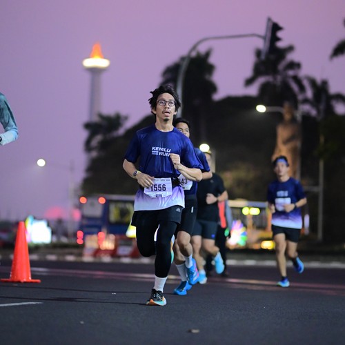 Race photo from KEMLU RUN 2026