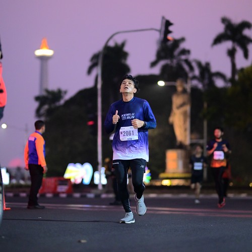 Race photo from KEMLU RUN 2026