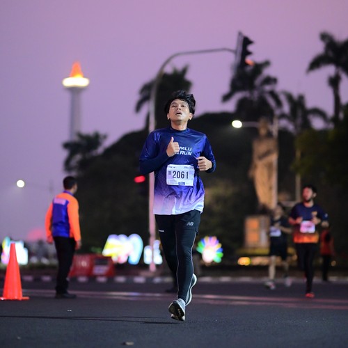 Race photo from KEMLU RUN 2026