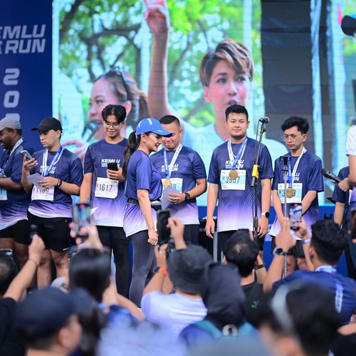 Race photo from KEMLU RUN 2026