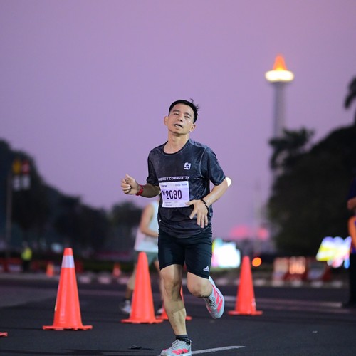 Race photo from KEMLU RUN 2026