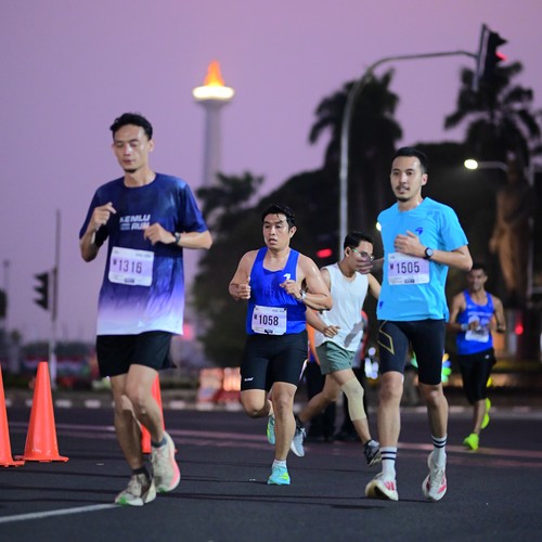 Race photo from KEMLU RUN 2026