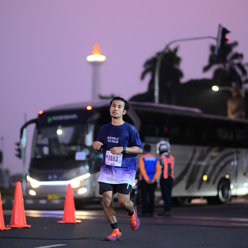 Race photo from KEMLU RUN 2026