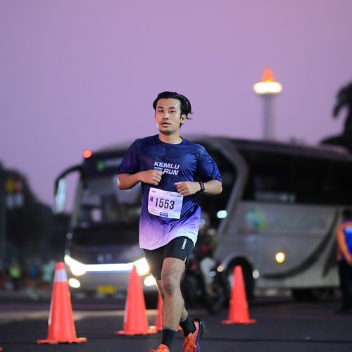 Race photo from KEMLU RUN 2026